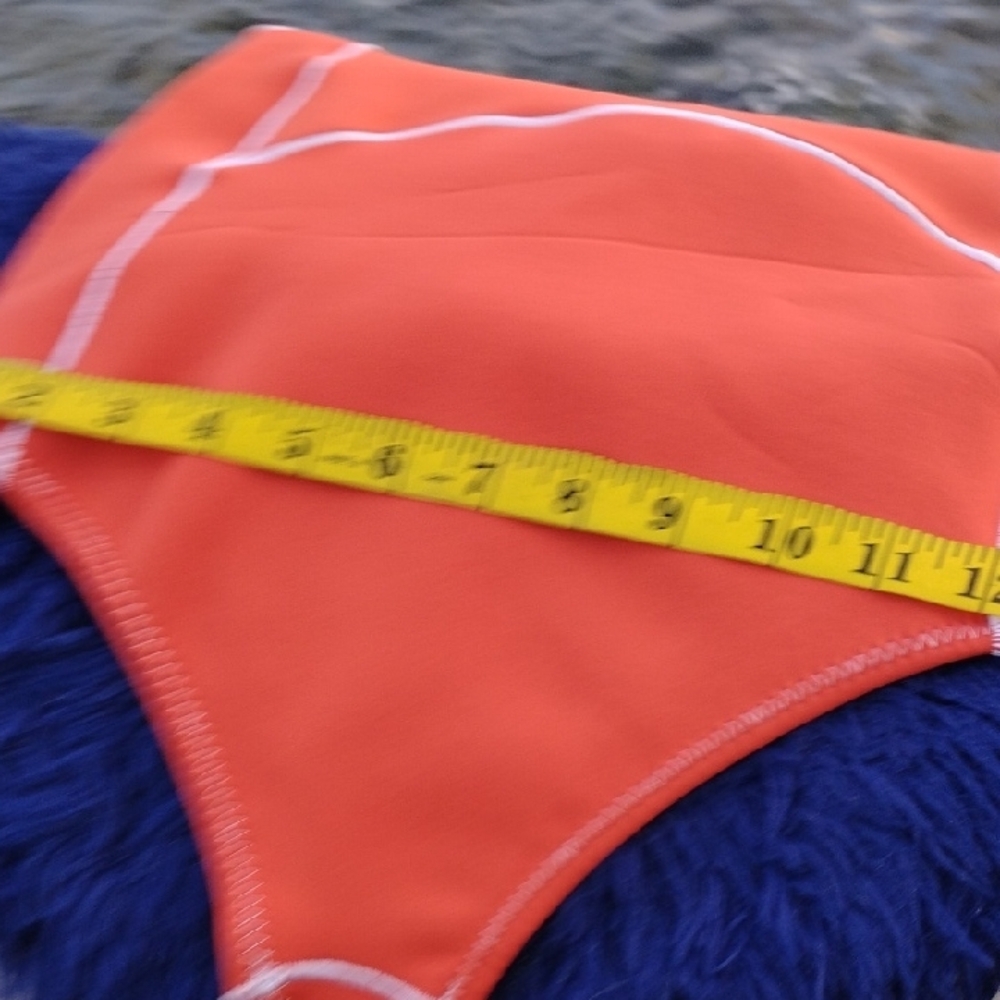 Volcom Womens Modulator 1mm Front Zip Short John - Burnt Orange, NWT, Size 6 - Picture 8 of 8